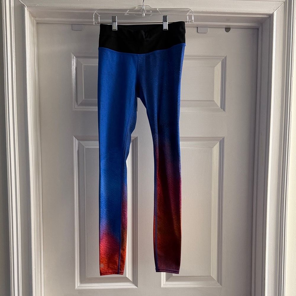 Athleta Colorful Ombre Leggings
